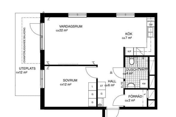 Modern 2:a i Farsta C uthyres nu